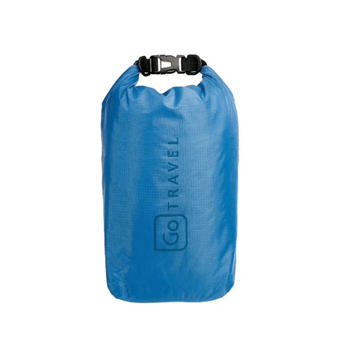 Go Travel Wet or Dry Bag Waterproof Bag to Compartmentalize Wet Laundry and Dry Clothes Washable Polyester Dry or Wet Bag Travel Essentials Blue 5 Liters